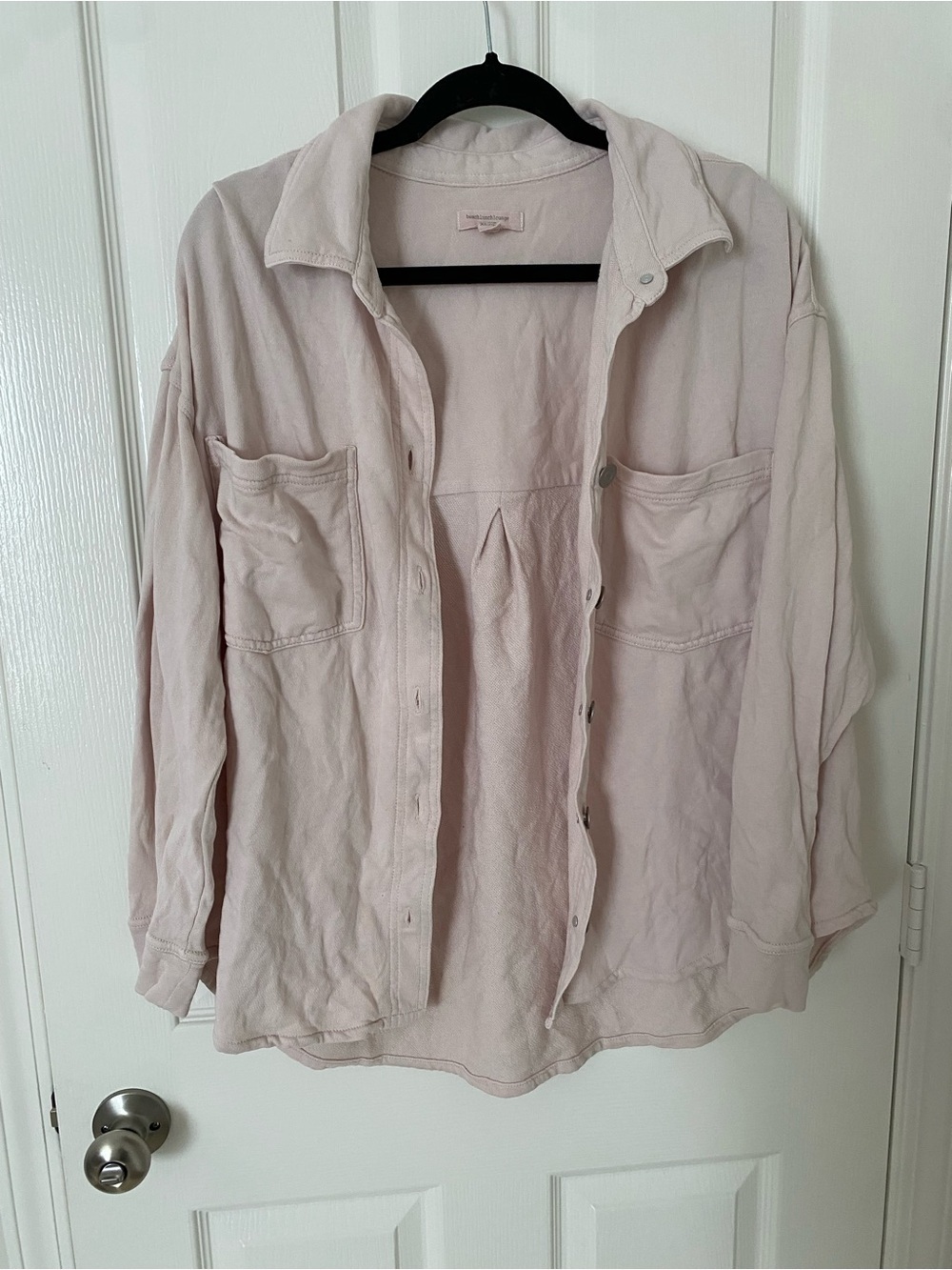 beachlunchlounge Pale Pink Button-Down Shirt